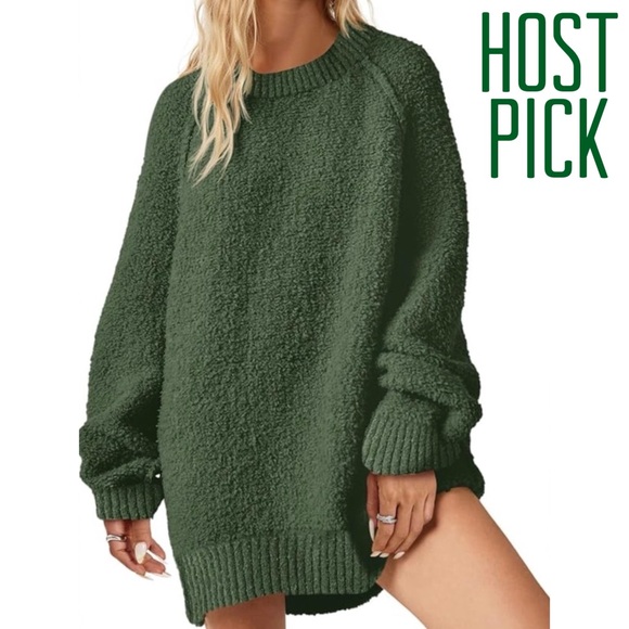 Saodimallsu Sweaters - Saodimallsu Oversized Tunic Sweater